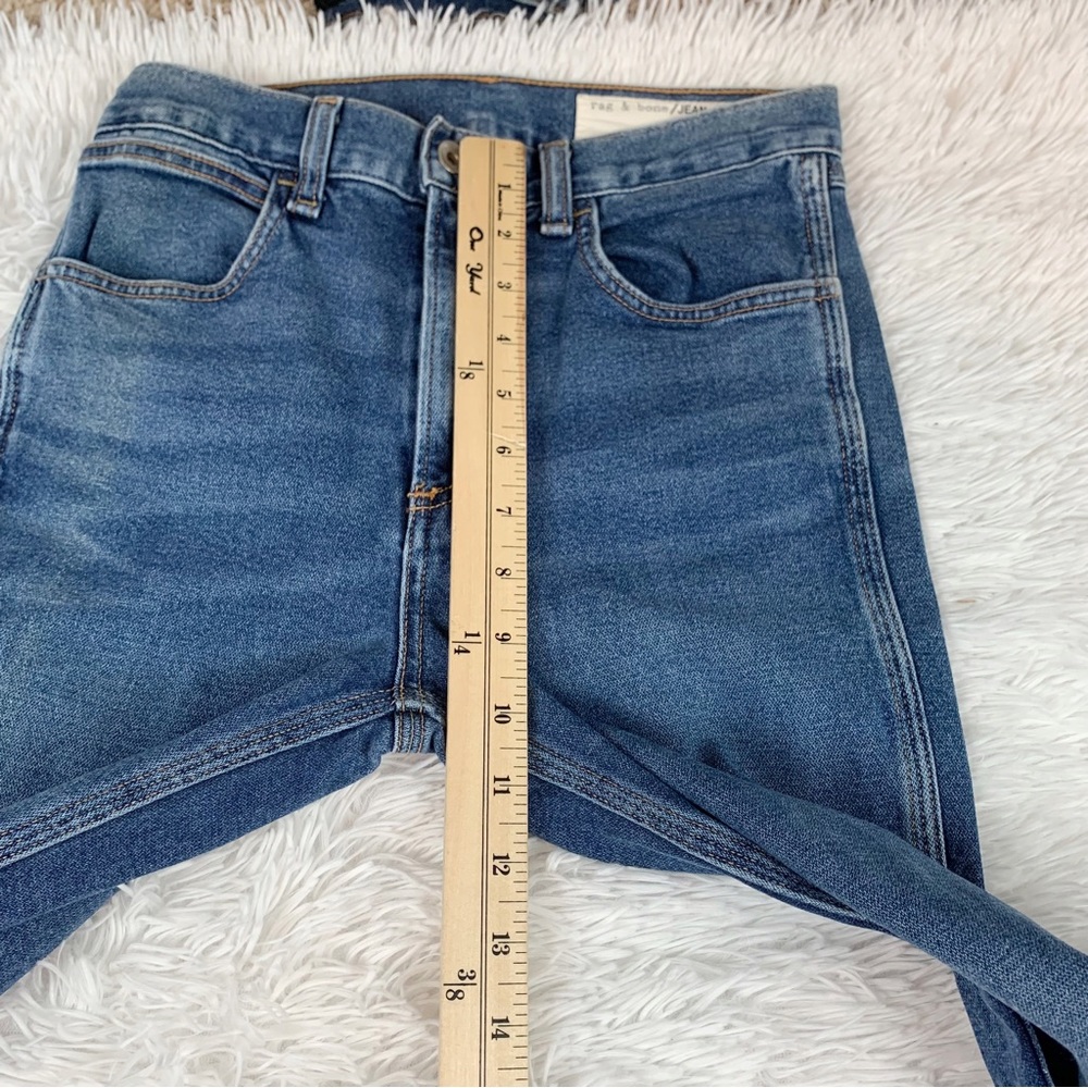 rag‎ & bone Northwood high rise skinny jeans in blue medium wash - Picture 5 of 10